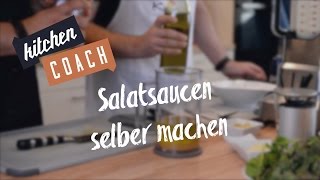 Salatsaucen selber machen  Rezept KITCHENCOACH [upl. by Iz569]