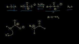 Formation of nitrate esters  Organic chemistry  Khan Academy [upl. by Eiahpets]