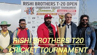 Rishi Brothers T20 Cricket Tournament Season 2 At Kaimbwala Chandigarh [upl. by Newel]