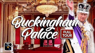 🏰 Buckingham Palace  The FULL Tour of King Charles III Royal Residence Coronation London Guide 🏰 [upl. by Jestude923]