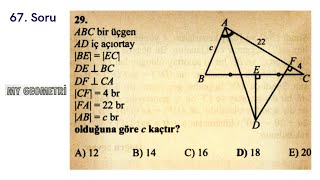 Günün Geometri Sorusu67 MY Geometri1 Kitabından  YKS2025 [upl. by Ecirual292]