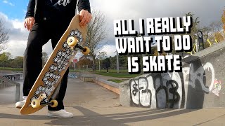 Wet Skateboarding Fun In Charlton Skatepark  Over 40 Beginner [upl. by Loram]