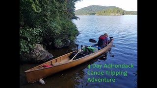 Adirondack Canoe Trip 4 Days and 39 miles going from Long to Tupper Lake along the Raquette River [upl. by Illom]