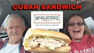 McAlisters Deli Cuban Sandwich Review foodreview fastfoodreview fastfood tastetest [upl. by Adnalu]