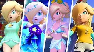 Evolution of Rosalina Costumes in 3D Super Mario Games 2007  2024 [upl. by Nylssej72]