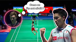 Powerful Prime Momota against Viktor Axelsen to All England Champion [upl. by Dionisio]