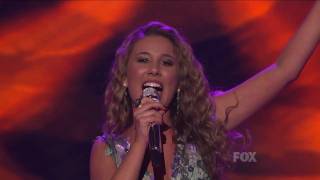 true HD Haley Reinhart quotBennie and the Jetsquot  Top 11 after save American Idol 2011 Mar 30 [upl. by Lyell]