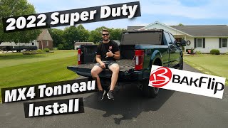 Ford Super Duty Lariat  Bakflip MX4 Tonneau Cover Install [upl. by Kristal419]