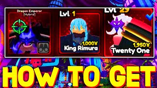 HOW TO GET ALL SECRET UNITS RimuruAndroid 21Kaido SHOWCASE in ANIME REBORN ROBLOX [upl. by Ecinwahs]