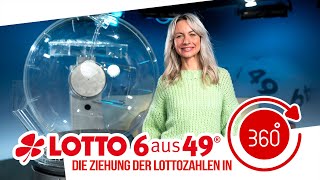 Die Ziehung der Lottozahlen vom 30102024 in 360 Grad [upl. by Goeger91]