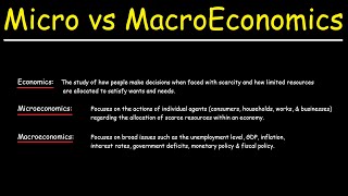 Microeconomics vs Macroeconomics [upl. by O'Toole]