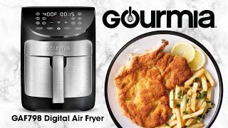 GAF798  Gourmia 7Quart Digital Air Fryer with Guided Cooking [upl. by Gniw]