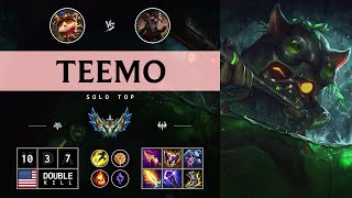 Teemo Top vs Kled  NA Challenger Patch 1413 [upl. by Selima]