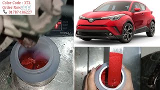 Toyota 3T3 Lava Red Pearl Making in a Sikkens color labHow to make a car paint [upl. by Melantha]