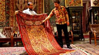 Persian Carpets in Isfahan  Tea Mage Goes to Iran [upl. by Karlotte300]