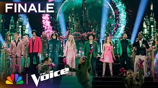 The Top 8 Finalists Perform Wickeds quotDefying Gravityquot  The Voice Finale  NBC [upl. by Ecirted]