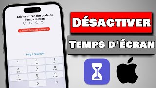Comment Enleverdésactiver le Code Temps dÉcran Oublié sur iPhoneiPad  Guide Complet 2024 [upl. by Ramoj]
