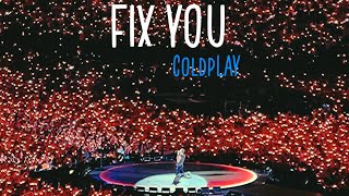 Coldplay Fix You Live Concert in Amsterdam 202324  Yohan Cruyff Arena  15072023 [upl. by Yral]