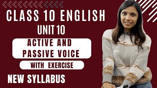 Active and Passive Voice in English Grammar  Class 10 English in Nepali  Unit 10  SEE Exam [upl. by Neyuq]