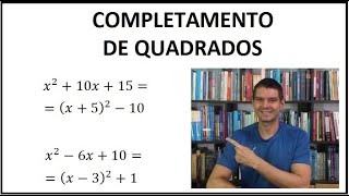 QUADRÁTICA  02  Completamento de quadrados 12 [upl. by Lavinie]