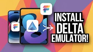 How to Install Delta Emulator on iPhone amp iPad 😍 Using the feather app [upl. by Gnoud727]