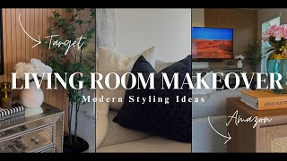 NEW Living Room LUXURY Home Decor  Modern Design DIY Ideas  Affordable Renter Friendly Tips [upl. by Strickler]