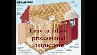 How to Build a Shed  quotStorage Shed Blueprints and Plansquot [upl. by Linehan]