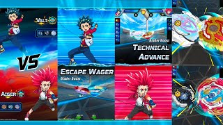 Beyblade Burst Rivals Multiplayer  Valt Vs Aiger Beyblade Burst Rivals  GAMEPLAY [upl. by Rus]