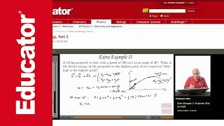 Physics Kinetic Energy Highest Point [upl. by Naget]