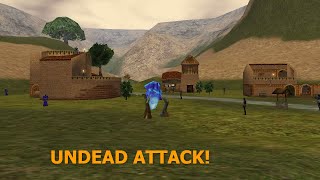 Undead Attack on AlJalima  Asherons Call Gameplay [upl. by Joseito]