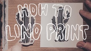 LINO PRINTING  HOW TO [upl. by Ayomat931]