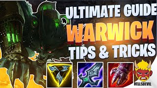 WILD RIFT ULTIMATE WARWICK GUIDE  TIPS amp TRICKS  Guide amp Build [upl. by Hibben]