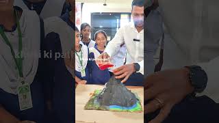 Volcano makingprocessଜ୍ଵାଳାମୁଖୀ shorts viralvideo funny physics experiment [upl. by Yee]