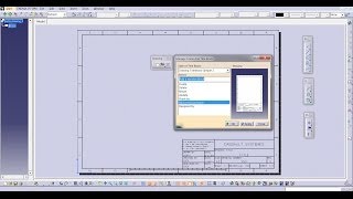 Catia V5 Drafting Tutorial  Create Sample Frame And Title Block Automatic [upl. by Lekim]