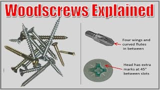 Woodscrews Explained [upl. by Haraf]