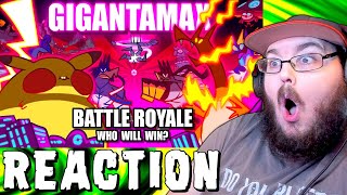 GIGANTAMAX Pokemon Battle Royale 💥 Collab With Lockstin amp Gnoggin Loud Sound Warning REACTION [upl. by Ozne]