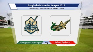 🔴 BPL Live Chattogram Challengers Vs Sylhet Strikers  CCH vs SYL Live  Bangladesh Premier League [upl. by Yaned856]