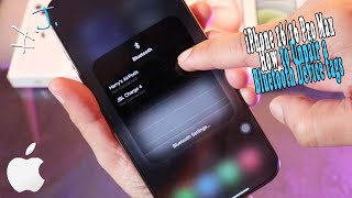 iPhone 1616 Pro Max  How to Unpair a Bluetooth Device [upl. by Ordisi]