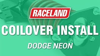 How To Install Raceland Dodge NeonSRT4 Coilovers [upl. by Meagan103]