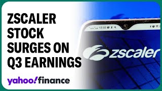 Zscaler stock surges on Q3 earnings beat and Q4 guidance [upl. by Aniroc]