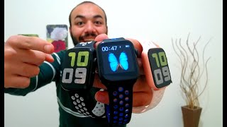 t55 مراجعة كامله للساعة الذكيه  t55 smart watch review [upl. by Olympie694]