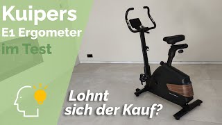 Kuipers E1 Ergometer im Test  So leise und stylisch – aber taugt es was [upl. by Enaelem]