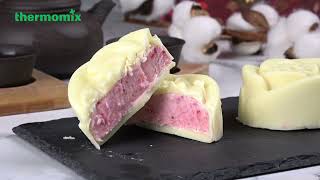 Strawberry IceCream Mooncake Thermomix® Singapore [upl. by Creighton]