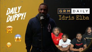 AMERICANS REACT  Idris Elba  Daily Duppy  GRM Daily [upl. by Doralyn]