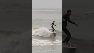 Longboard Surfing in the Northeast  Ernesto Swell 🌊 [upl. by Enrichetta]