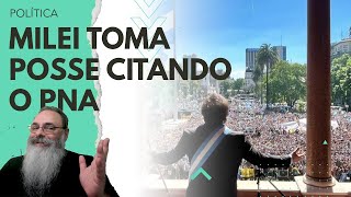 PRIMEIRO PRESIDENTE ANCAP toma POSSE na ARGENTINA criticando GOVERNO anterior e CITANDO o PNA [upl. by Adnalu838]