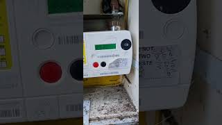 gas consumption reading on Landis amp Gyr 370 smart gas meter [upl. by Ri]