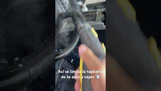 Limpieza de tapicería de auto a vapor [upl. by Aneleasor937]