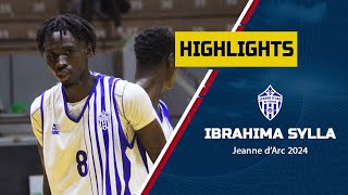 Ibrahima Sylla Highlights  Jeanne dArc 2024  Basketsenegal [upl. by Ain]