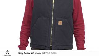 Carhartt Mens Sandstone Vest  Arctic Quilted Lined [upl. by Illek]